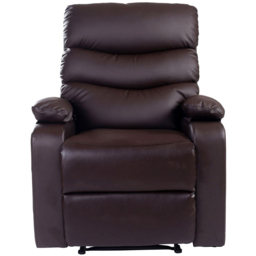 Furniture Online Ashby Brown Leather Recliner Chair - Size: 100 x 75 x 90cm - Wilko - thumbnail 6