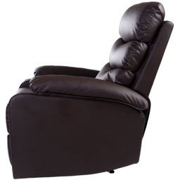 Furniture Online Ashby Brown Leather Recliner Chair - Size: 100 x 75 x 90cm - Wilko - thumbnail 5