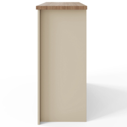GFW Lancaster Single Door 3 Drawer Cream Sideboard - Size: 35 x 79 x 81cm - Wilko - thumbnail 6