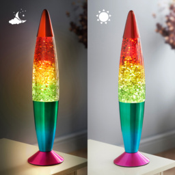 Global Gizmos Rainbow Glitter Lava Lamp 16 inch - Size: 42 x 10 x 10cm - Multi - Wilko - thumbnail 6