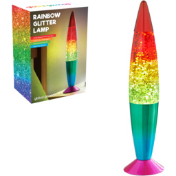 Global Gizmos Rainbow Glitter Lava Lamp 16 inch - Size: 42 x 10 x 10cm - Multi - Wilko - thumbnail 4