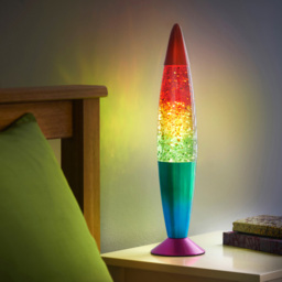 Global Gizmos Rainbow Glitter Lava Lamp 16 inch - Size: 42 x 10 x 10cm - Multi - Wilko - thumbnail 5