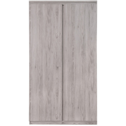 Julian Bowen Jupiter 2 Door Grey Oak Wardrobe - Wood - Wilko - thumbnail 4