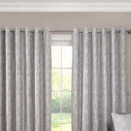 Grace Chenille Curtain Grey 168cm 137cm - Divante Finest - Wilko - thumbnail 7