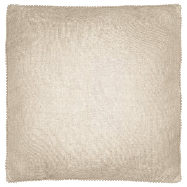 Divante Chiltern Oatmeal Pom Pom Cushion 45 x 45cm - Wilko - image 1