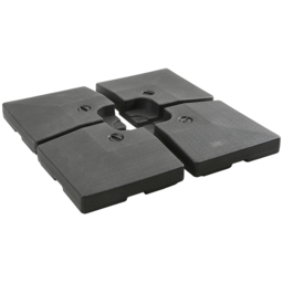 Living and Home Dark Grey Square LED Rotatable Cantilever Parasol with Base 3m - Wilko - thumbnail 3