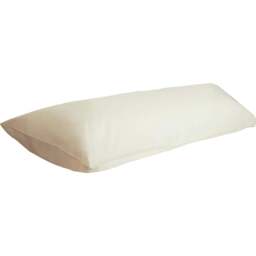 Serene Ivory Bolster Pillowcase 50 x 137cm - Size: Single - Cream - Wilko