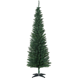 Everglow Green Artificial Pine Christmas Tree 5.9ft - Size: 6ft - Wilko