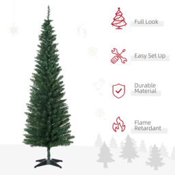 Everglow Green Artificial Pine Christmas Tree 5.9ft - Size: 6ft - Wilko - thumbnail 6