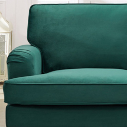 Woodbury 2 Seater Green Velvet Sofa - Artemis Home - Wilko - thumbnail 3