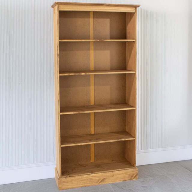 Core Products Corona 5 Shelf Pine Tall Bookcase - Brown - Wilko - image 1