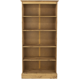 Core Products Corona 5 Shelf Pine Tall Bookcase - Brown - Wilko - thumbnail 4