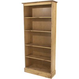 Core Products Corona 5 Shelf Pine Tall Bookcase - Brown - Wilko - thumbnail 5