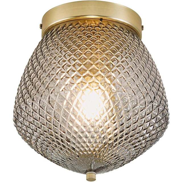 Nordlux Orbiform Brass Ceiling Light - Size: 25.3 x 23 x 25.3cm - Gold - Wilko - image 1
