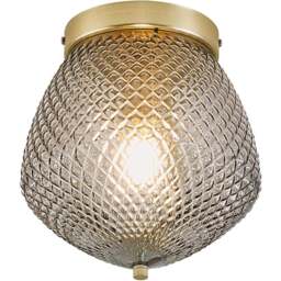 Nordlux Orbiform Brass Ceiling Light - Size: 25.3 x 23 x 25.3cm - Gold - Wilko - thumbnail 1