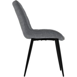 Luna Marble Effect 4 Seater Dining Set White and Grey - LPD Home - Wilko - thumbnail 6