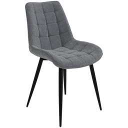 Luna Marble Effect 4 Seater Dining Set White and Grey - LPD Home - Wilko - thumbnail 4