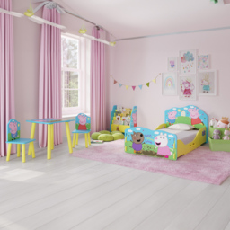 Kidsaw Peppa Pig 2 Seater Blue and Yellow Table and Chairs - Wilko - thumbnail 5