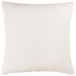 Yard Lark White Muslin Cotton Cushion - Size: 45 x 45 cm - Yard Living - Wilko - thumbnail 1