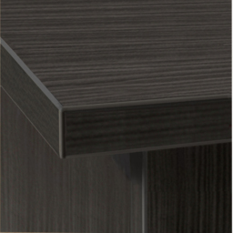 R White Cabinets 6 Shelf Black Desk Height Bookcase with Hutch - Size: 182.8 x 60 x 54cm - Wilko - thumbnail 4