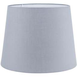 ValueLights Aspen Grey XL Tapered Lamp Shade - Size: 45 x 34 x 45cm - Wilko - thumbnail 1
