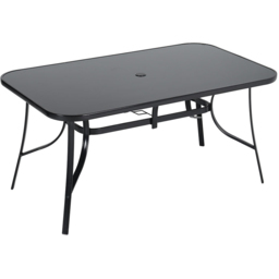 Living and Home Wicker 2 Seater Patio Set - Black - Wilko - thumbnail 4
