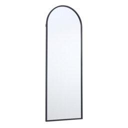 Metal Arch Dress Mirror - Black - Size: 140 x 50cm - The Port. Co Gallery - Wilko - thumbnail 4