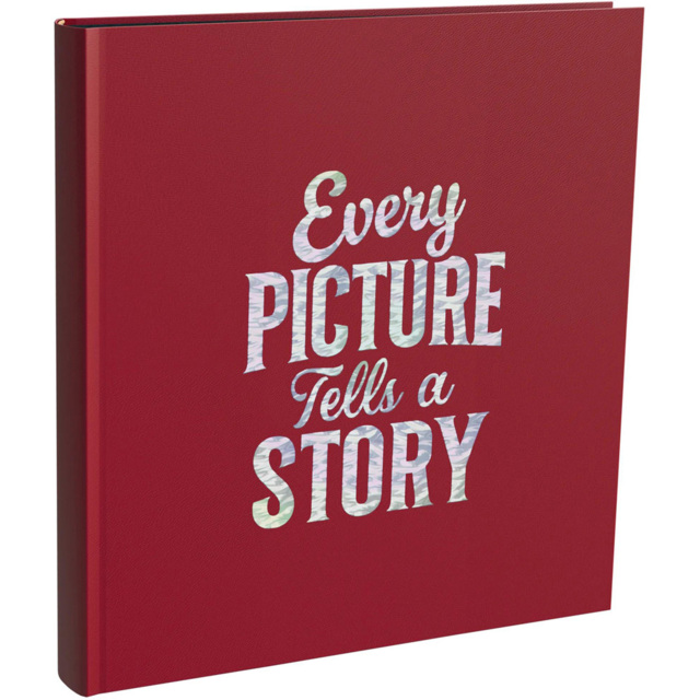 Exacompta Letters Red Photo Album 60 Sheets 300 Photos - Size: 4.7 x 30.3 x 32.8cm - Wilko - image 1