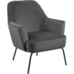 Florence Melissa Dark Grey Lounge Chair - Size: Single - Furniture To Go - Wilko - thumbnail 3
