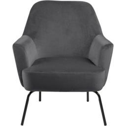 Florence Melissa Dark Grey Lounge Chair - Size: Single - Furniture To Go - Wilko - thumbnail 4