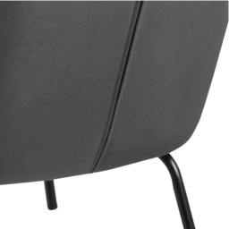 Florence Melissa Dark Grey Lounge Chair - Size: Single - Furniture To Go - Wilko - thumbnail 7