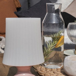 ValueLights Colmar 2 Pack Pink Table Lamp - Size: 20.6 x 10 x 10cm - Wilko - thumbnail 4
