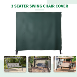 Outsunny Green 3 Seater Swing Bench Cover 164 x 124 x 205cm - Size: 205 x 124 x 164cm - Wilko - thumbnail 6