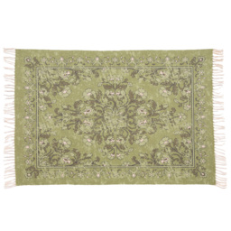 Kew Olive Green Rug 120 x 170cm - Wilko