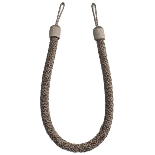 Braided Rope Tie Back - Latte - Wilko - image 1