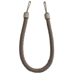Braided Rope Tie Back - Latte - Wilko - thumbnail 1