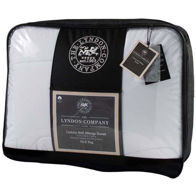 The Lyndon Company Super King Size Anti Allergy Duvet 10.5Tog - White - Wilko - image 1