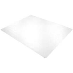 Ultimat Polycarbonate Rectangular Chair Mat 116 x 150cm - Size: 150 x 116 x 0.27cm - Clear - Wilko - thumbnail 1