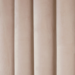 Vermont Velvet Blackout Curtain Natural 168 x 137cm - Size: W 168 x D 137cm - Divante - Wilko - thumbnail 4