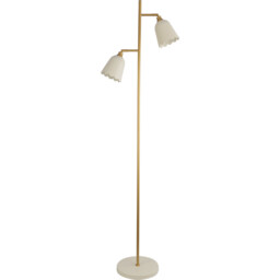 Scalloped Floor Lamp Cream - Wilko - thumbnail 3
