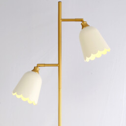 Scalloped Floor Lamp Cream - Wilko - thumbnail 5