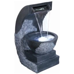Bermuda Tranquility Water Feature - Size: 46 x 36 x 70cm - Multi - Bermuda Water Gardens - Wilko - thumbnail 1