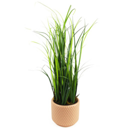 Leaf Artificial Grass Plant Foliage Lemongrass Plant Pot 1.9ft - Size: 60 x 25 x 25cm - Green - Wilko - thumbnail 4