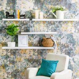 Harbour Housewares 80cm 2 Pack White Floating Wall Shelf - Size: 28 x 86 x 8cm - Wilko - thumbnail 7