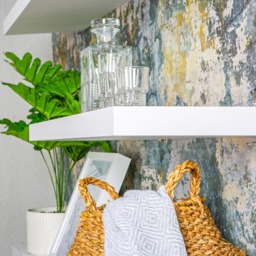 Harbour Housewares 80cm 2 Pack White Floating Wall Shelf - Size: 28 x 86 x 8cm - Wilko - thumbnail 5