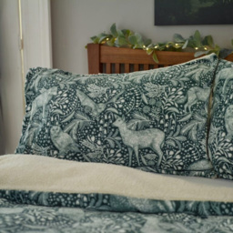 Deyongs Woodland Folk King Size Green Duvet Set - Wilko - thumbnail 3