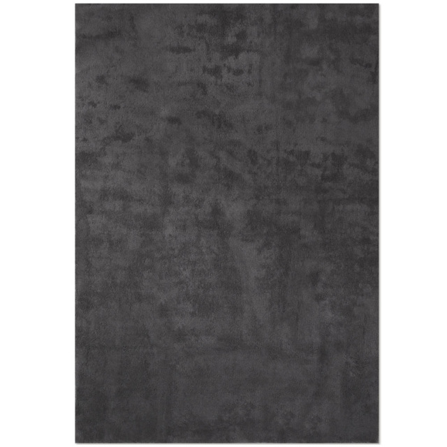 tectake Zonelle Anthracite Short Pile Ultra Soft Rug 170 x 120cm - Size: 1.5 x 150 x 80cm - Grey - Wilko - image 1
