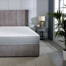 Starlight Beds Small Double Straight Line Hybrid Memory Foam and Spring Mattress - Grey - Wilko - thumbnail 5
