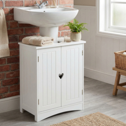 Oxford 2 Door White Sink Unit - Size: 48 x 60 x 30cm - Wilko - thumbnail 4