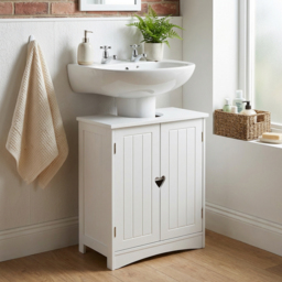 Oxford 2 Door White Sink Unit - Size: 48 x 60 x 30cm - Wilko - thumbnail 5